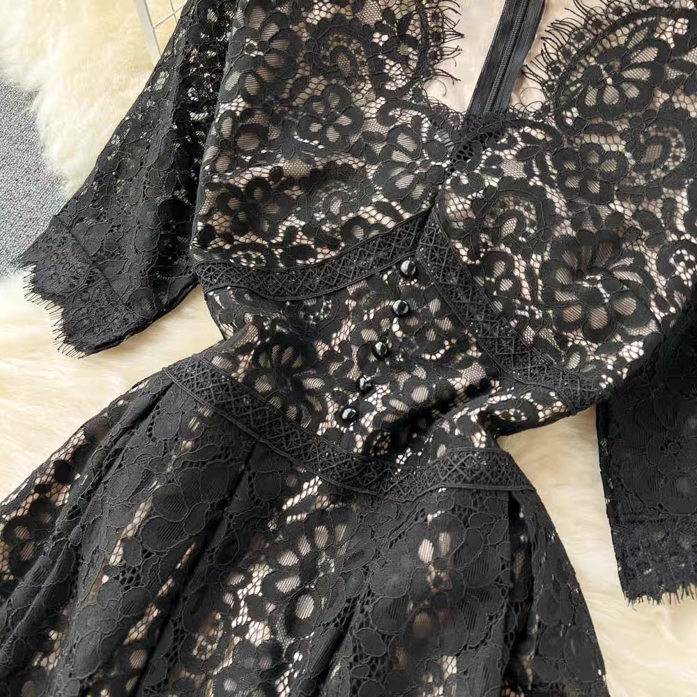 Kind feelings all lace dress FD37 images